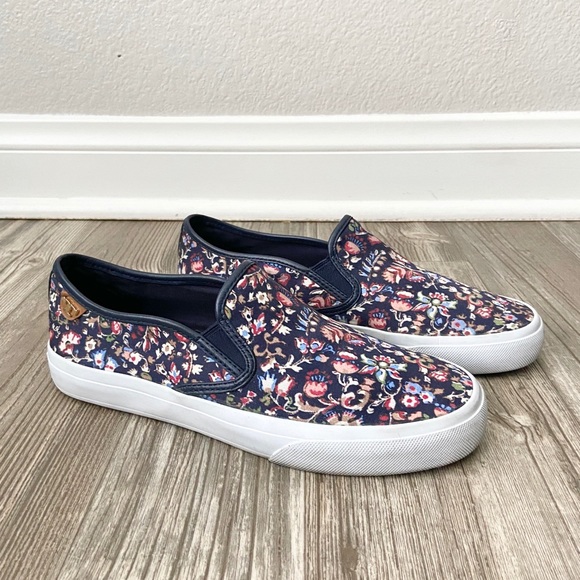 tory burch floral sneakers